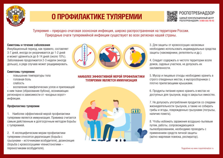 Меры индивидуальной и общественной профилактики туляремии.